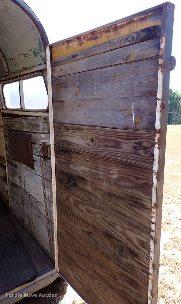 image for item IN9702 Shop built livestock trailer