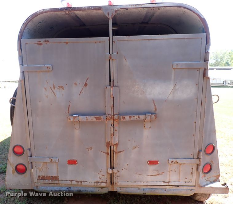image for item IN9702 Shop built livestock trailer