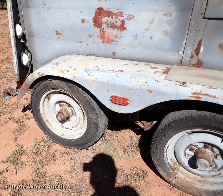 image for item IN9702 Shop built livestock trailer