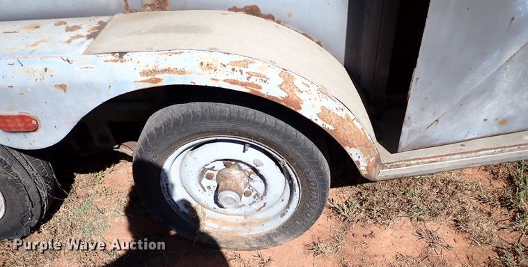 image for item IN9702 Shop built livestock trailer