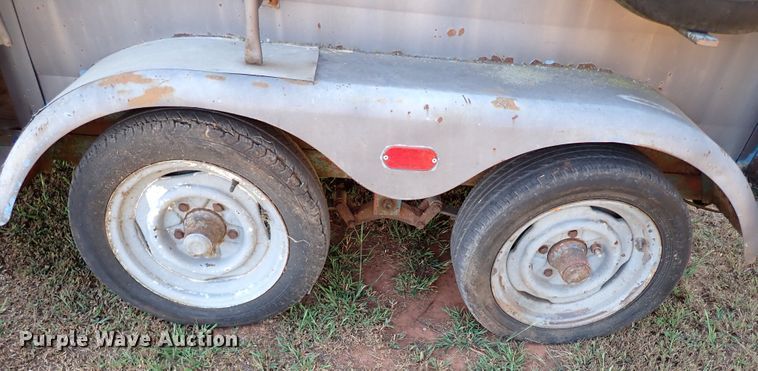 image for item IN9702 Shop built livestock trailer