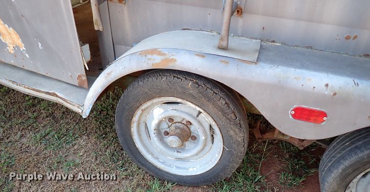 image for item IN9702 Shop built livestock trailer