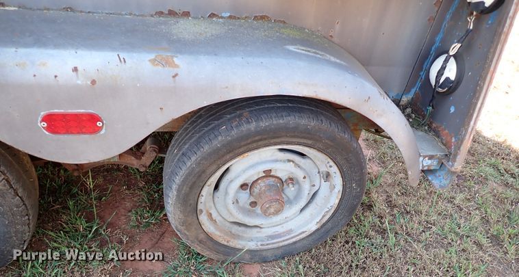 image for item IN9702 Shop built livestock trailer