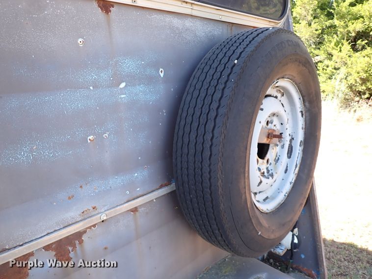 image for item IN9702 Shop built livestock trailer