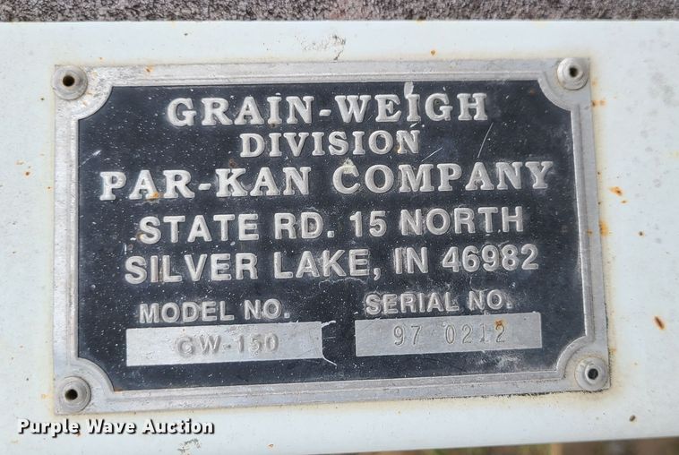 image for item JG9346 Par-Kan GW150  seed tender