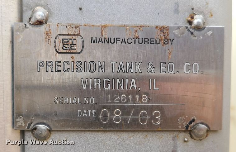 image for item JG9348 Stainless steel tank