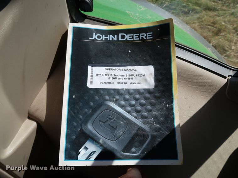 image for item KQ9711 2019 John Deere 6110M  MFWD tractor