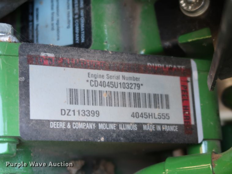 image for item KQ9711 2019 John Deere 6110M  MFWD tractor