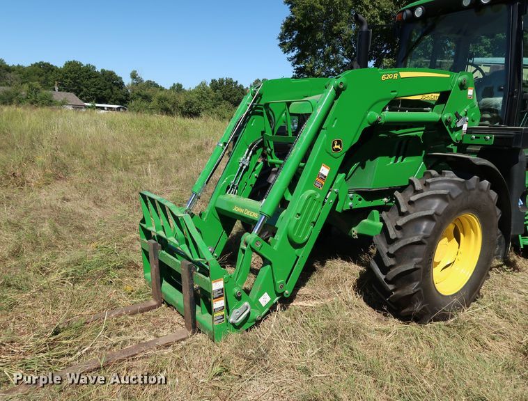 image for item KQ9711 2019 John Deere 6110M  MFWD tractor