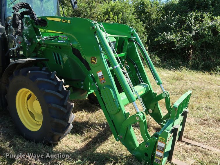 image for item KQ9711 2019 John Deere 6110M  MFWD tractor