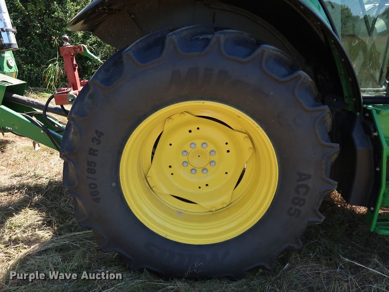 image for item KQ9711 2019 John Deere 6110M  MFWD tractor