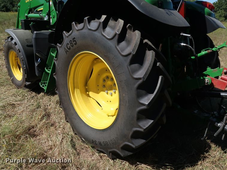 image for item KQ9711 2019 John Deere 6110M  MFWD tractor