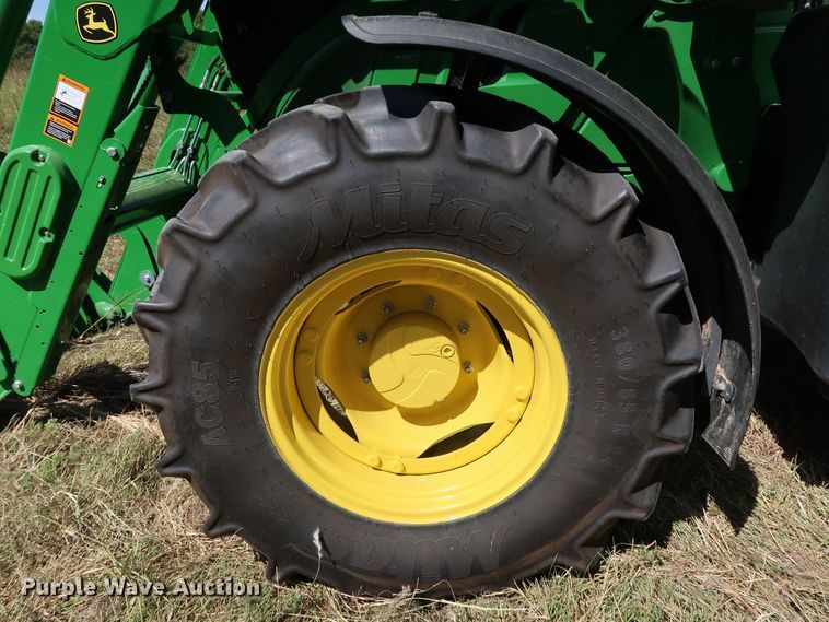 image for item KQ9711 2019 John Deere 6110M  MFWD tractor