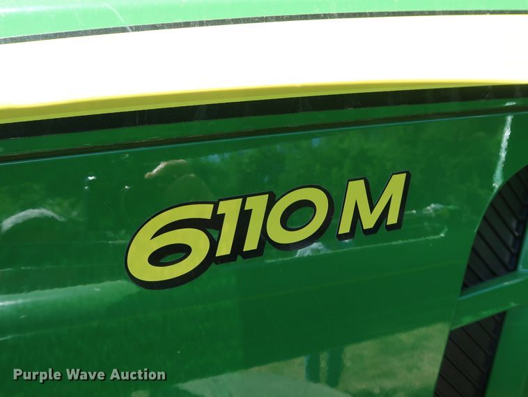 image for item KQ9711 2019 John Deere 6110M  MFWD tractor