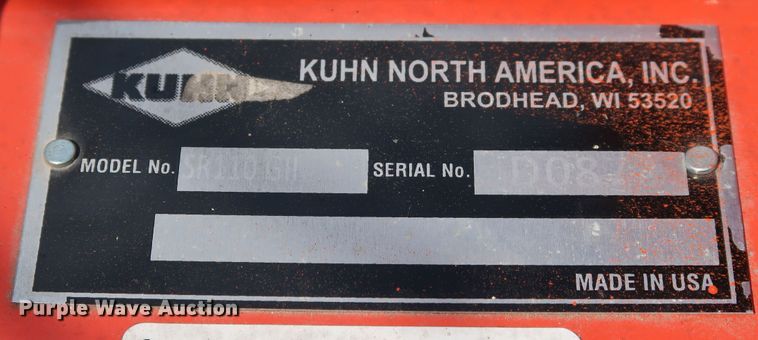 image for item KQ9714 2020 Kuhn SpeedRake SR110GII  hay rake