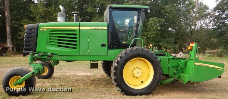 image for item KX9343 2013 John Deere R450  windrower