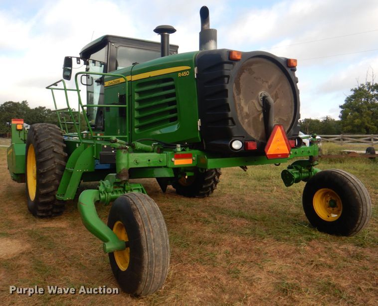 image for item KX9343 2013 John Deere R450  windrower