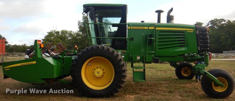 image for item KX9343 2013 John Deere R450  windrower