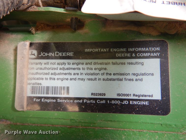 image for item KX9343 2013 John Deere R450  windrower