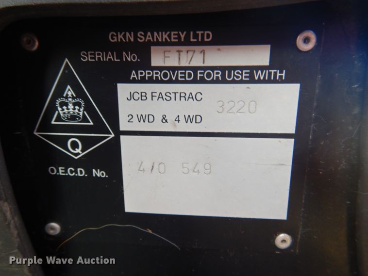 image for item KX9344 2003 JCB Fastrac 3220  4WD tractor