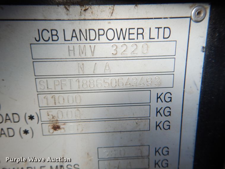 image for item KX9344 2003 JCB Fastrac 3220  4WD tractor