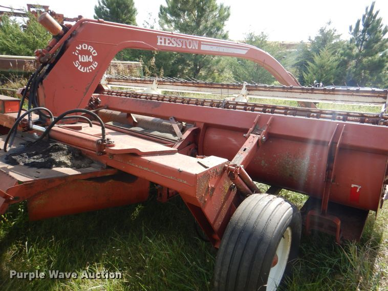 image for item KX9364 Hesston 1014  windrower