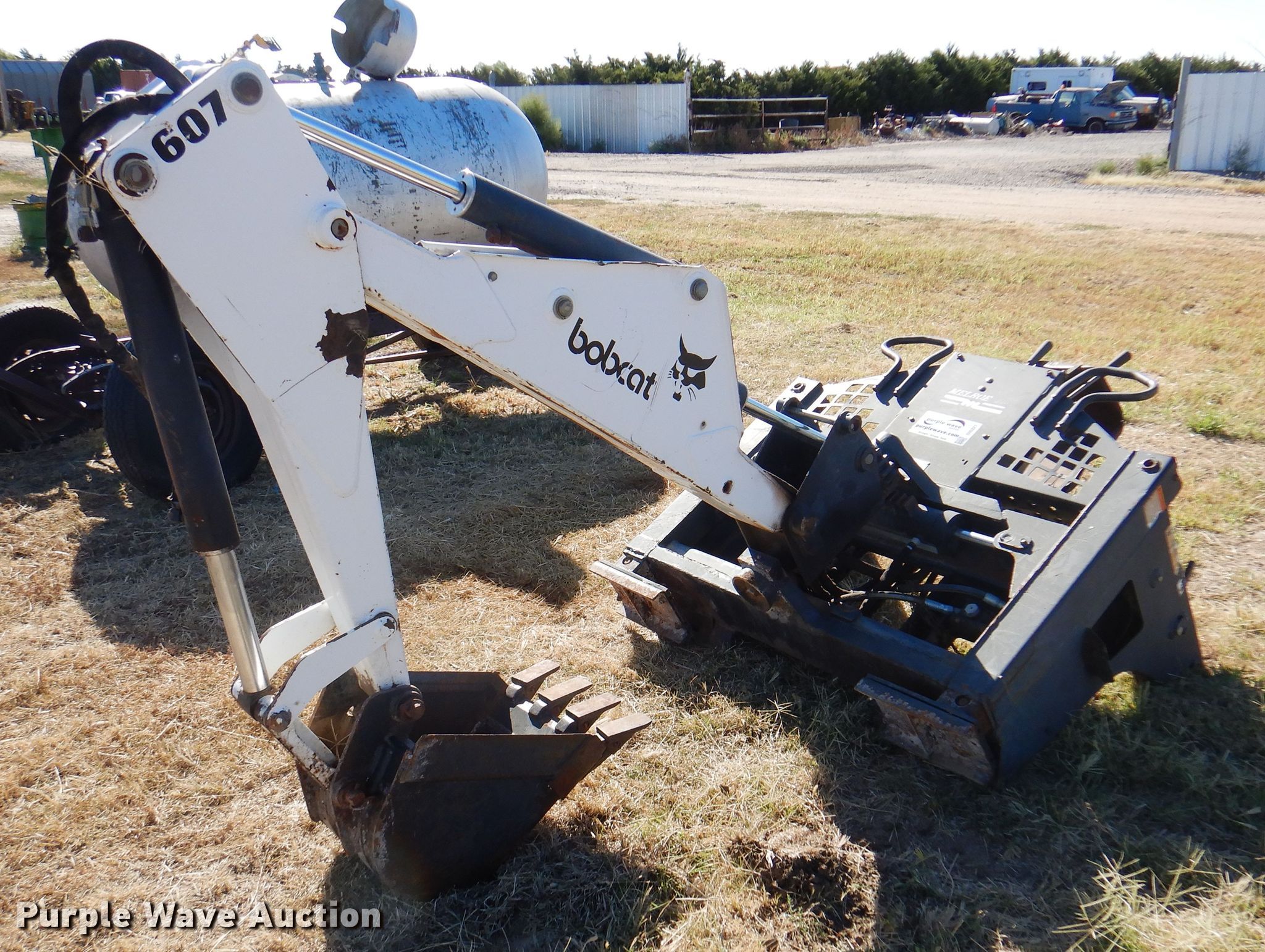 Bobcat 607 skid steer backhoe in Sublette, KS Item DI5327 sold