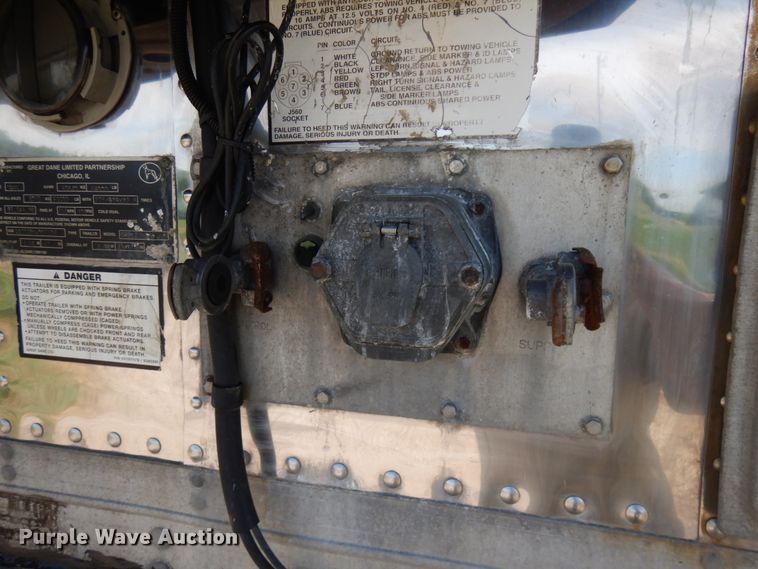 image for item IL9847 2000 Great Dane 8801TZ 1AP 50  refrigerated van trailer