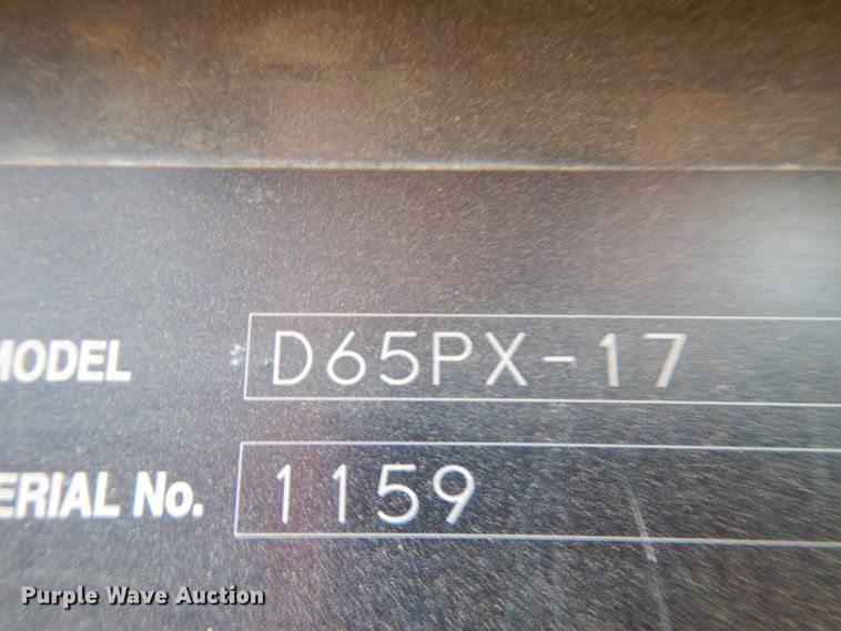 image for item IL9883 2012 Komatsu D65PX-17  dozer