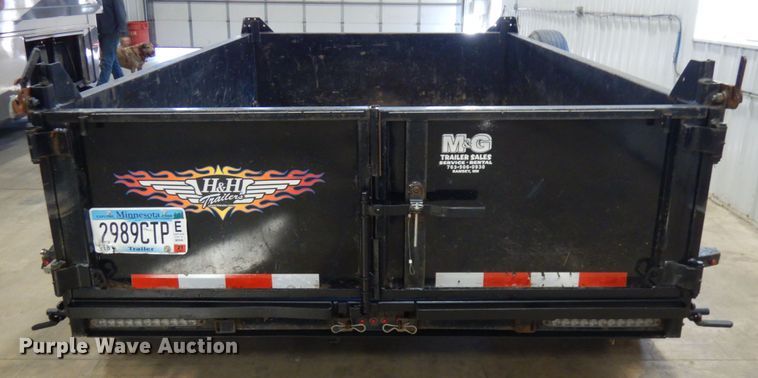 image for item JQ9250 2018 H&H H761OUD-24-100  dump trailer
