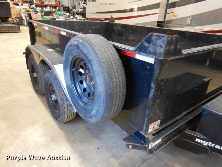 image for item JQ9250 2018 H&H H761OUD-24-100  dump trailer