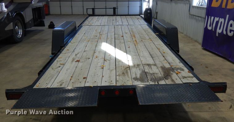 image for item JQ9252 2015 Kaufman  tilt deck equipment trailer