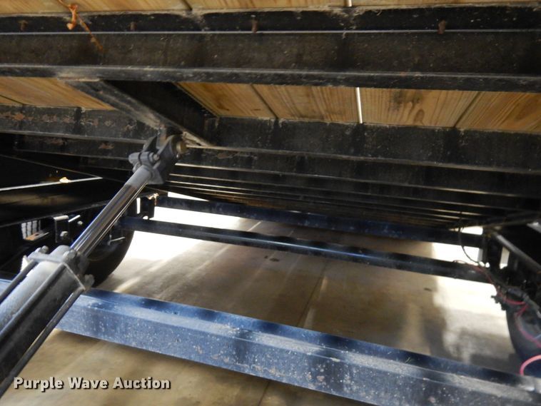 image for item JQ9252 2015 Kaufman  tilt deck equipment trailer