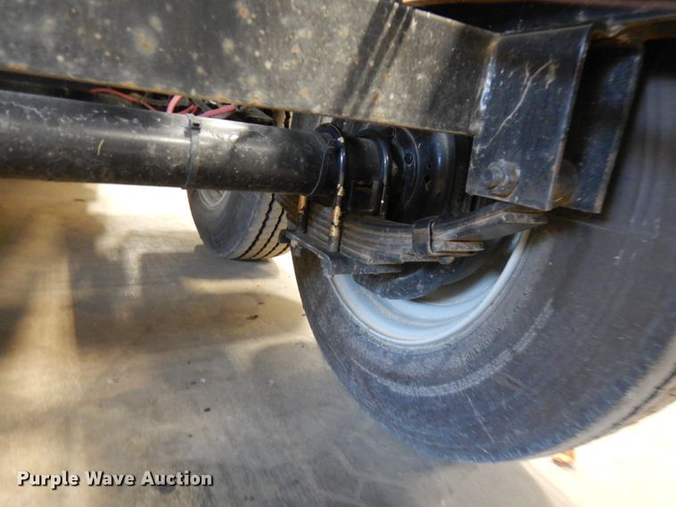 image for item JQ9252 2015 Kaufman  tilt deck equipment trailer