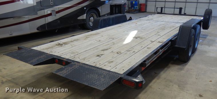 image for item JQ9253 2015 Kaufman  tilt deck equipment trailer