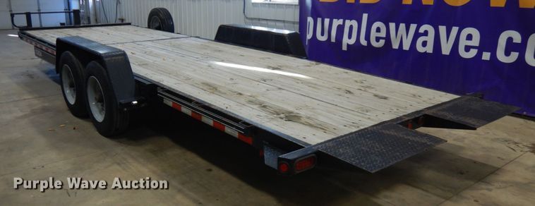 image for item JQ9253 2015 Kaufman  tilt deck equipment trailer