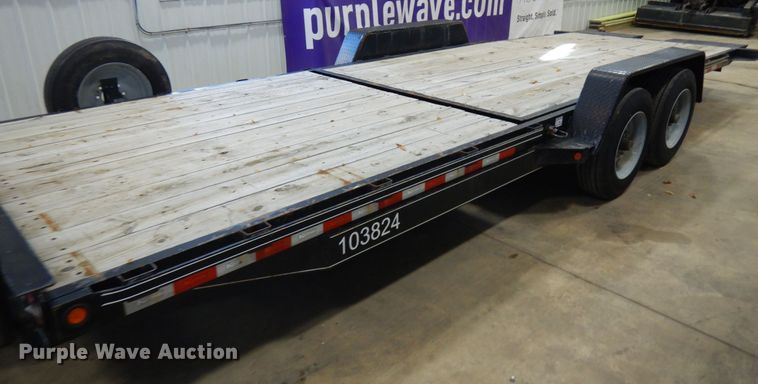 image for item JQ9253 2015 Kaufman  tilt deck equipment trailer