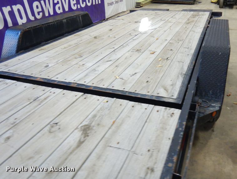 image for item JQ9253 2015 Kaufman  tilt deck equipment trailer