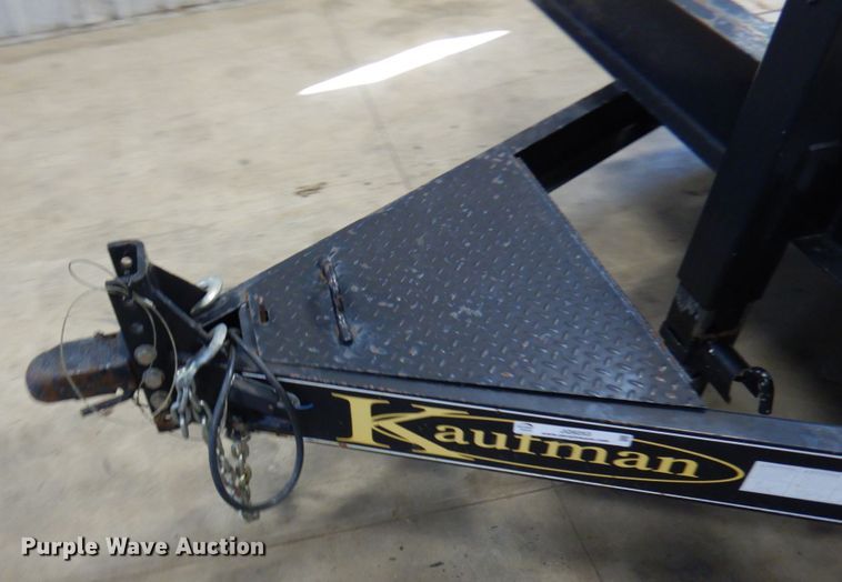 image for item JQ9253 2015 Kaufman  tilt deck equipment trailer