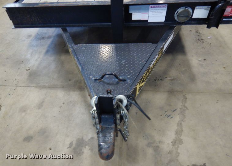 image for item JQ9253 2015 Kaufman  tilt deck equipment trailer