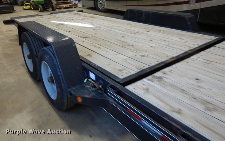 image for item JQ9253 2015 Kaufman  tilt deck equipment trailer