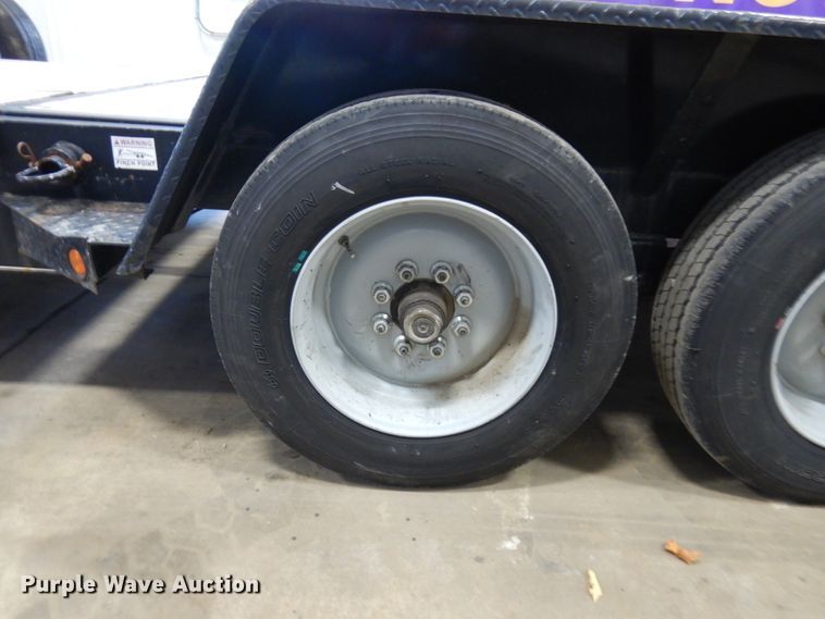 image for item JQ9253 2015 Kaufman  tilt deck equipment trailer