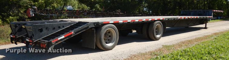 image for item JQ9258 2010 Jetco  Drop deck equipment trailer