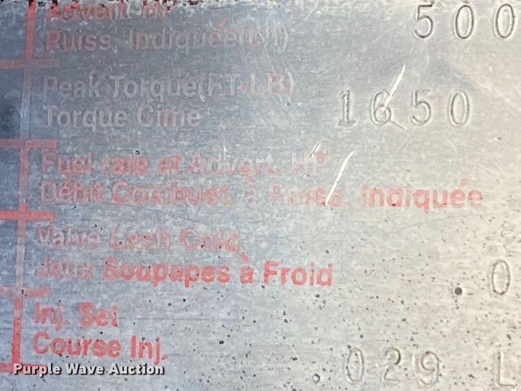 image for item JQ9261 2000 Peterbilt 379  dump truck