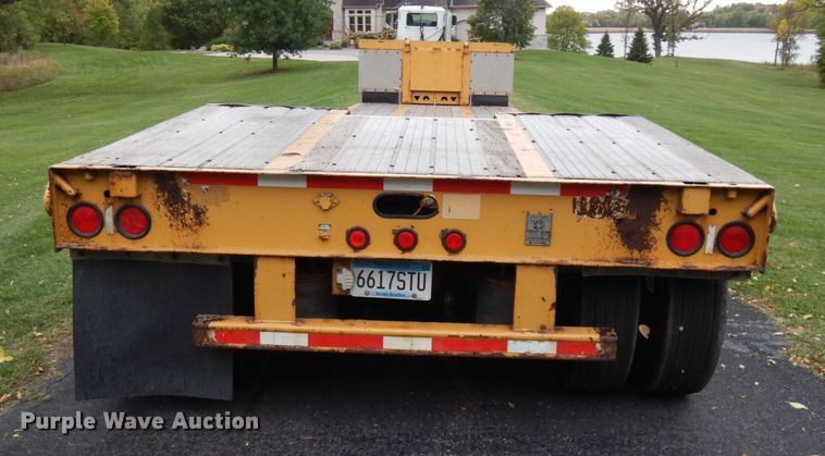 image for item JQ9263 2009 Trail King MG  lowboy equipment trailer