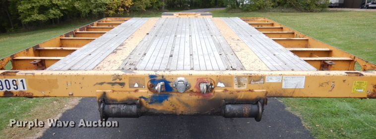 image for item JQ9263 2009 Trail King MG  lowboy equipment trailer