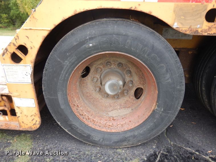 image for item JQ9263 2009 Trail King MG  lowboy equipment trailer