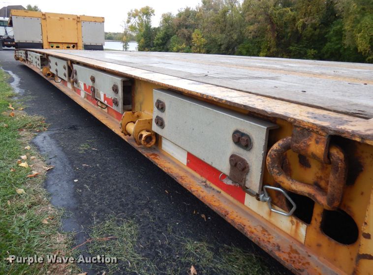 image for item JQ9263 2009 Trail King MG  lowboy equipment trailer