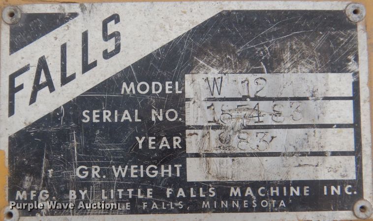 image for item KO9714 Falls W12 wing snow plow