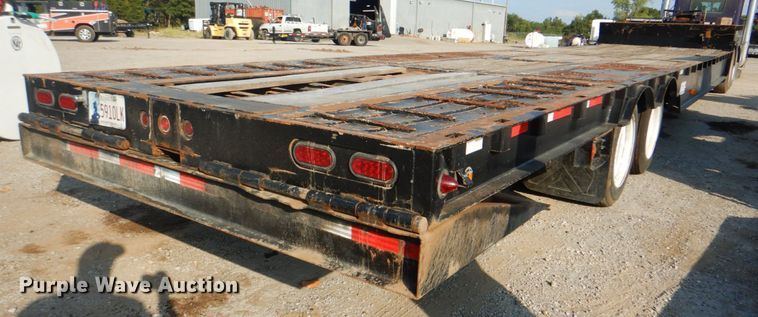 image for item DG1737 2006 Ledwell LW48HT2-10-PB  drop deck equipment trailer